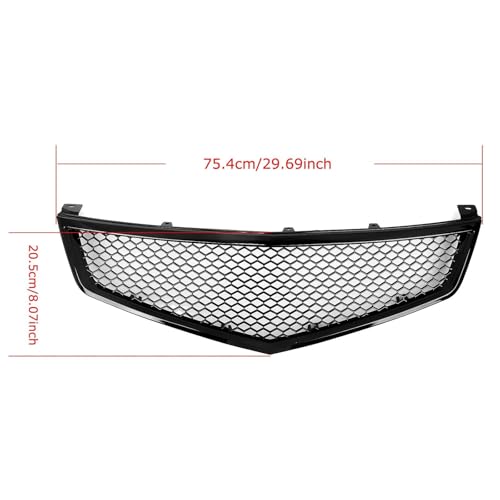 Calandre Accord CL9 2006-2008 calandre de course look carbone