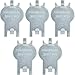 HIGH & MIGHTY 515313 Tool Free Picture Hanging Kit, 5 Pieces, 20LB Limit