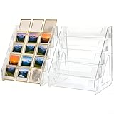 Visibilité claire : fabriqué à partir d'acrylique transparent solide, le design vertical garantit que chaque couche offre une vue dégagée des articles affichés pour un accès rapide et facile.