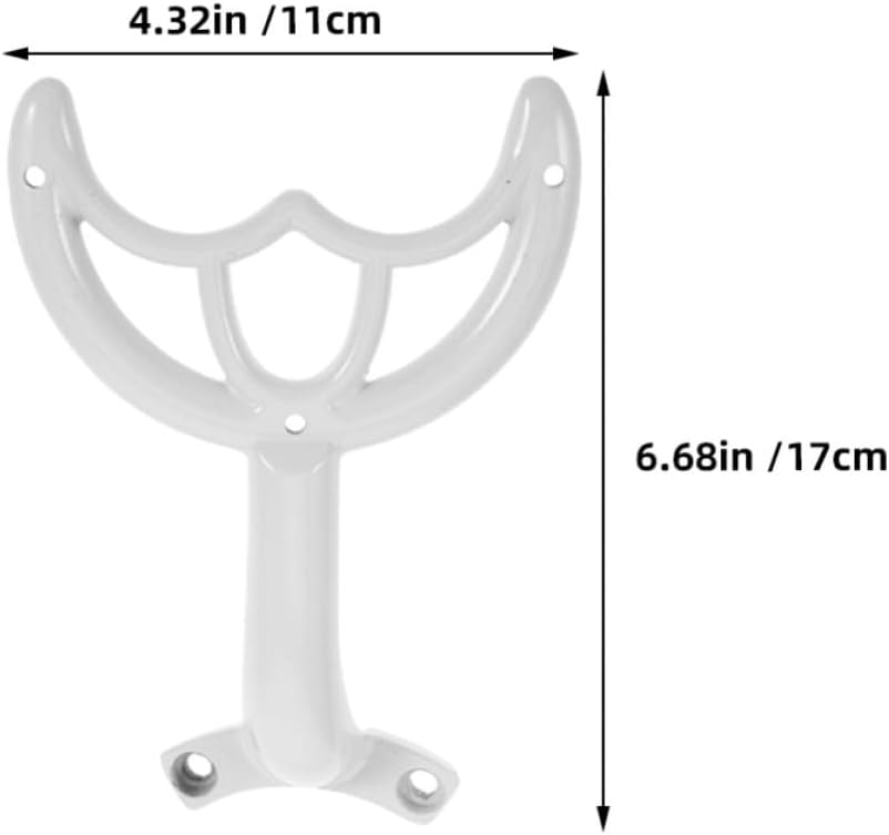 3pcs Replacement Ceiling Fan Arm Brackets in White Iron Accurate Fit Fan Blade Arms for Convenient Replacement