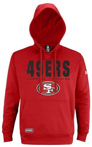 Outerstuff NFL Mens 3 Post Team Colors Pullover Performance Fleece Hoodie San Francisco 49ers X-Large