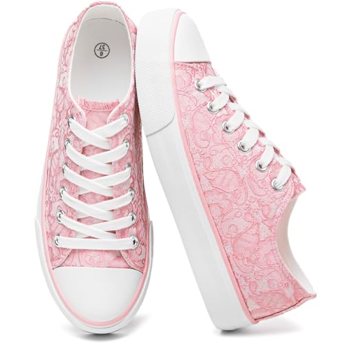 Image of yageyan Womens White Tennis Shoes Low top Canvas Sneakers Women Fashion Shoes for Walking Casual Canvas Comfortable