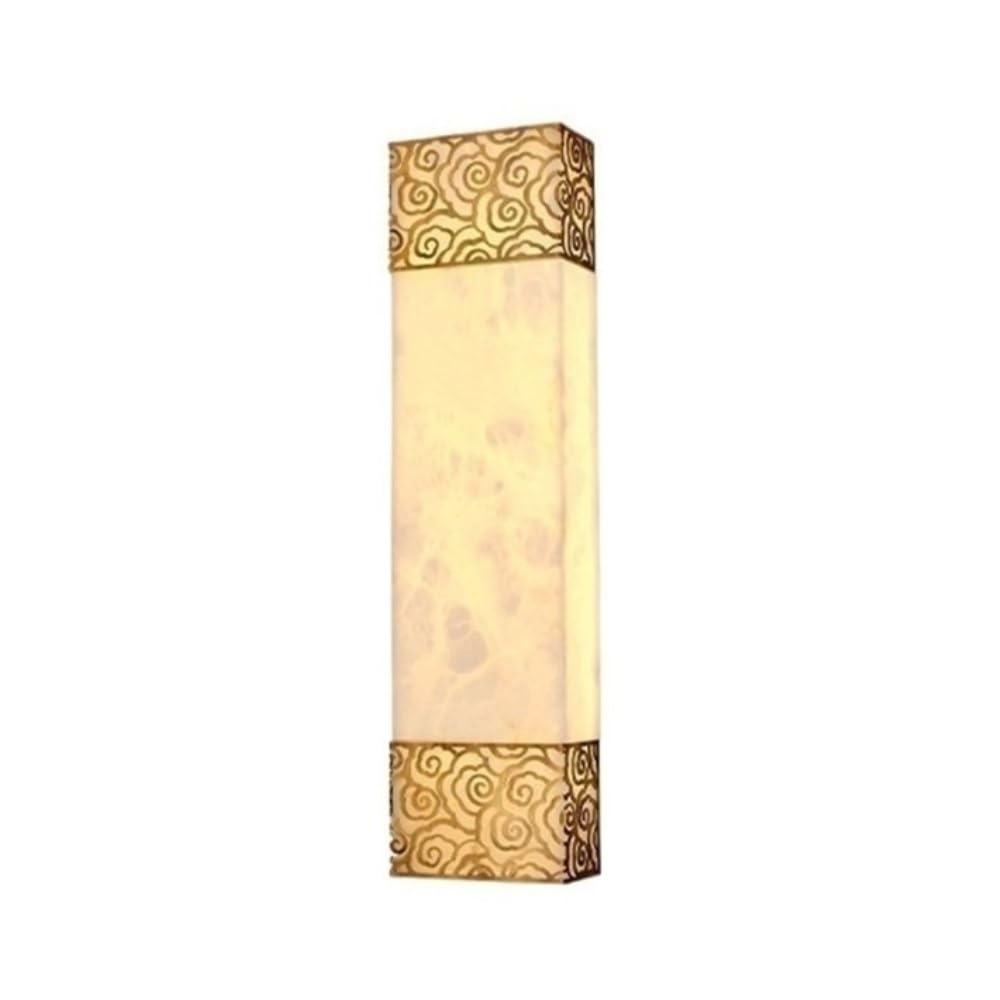 birene Wall Lamp Bedroom Bedside Aisle Wall Lamp Luxury Copper Lighting Fixtures Marble Lampshade