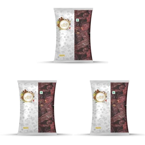 Image of Chounk Kashmiri Red Chilli Whole Stemless | Byadgi Chilli Whole | Wrinkled Red Chilli, 100 Grams (Pack of 3)