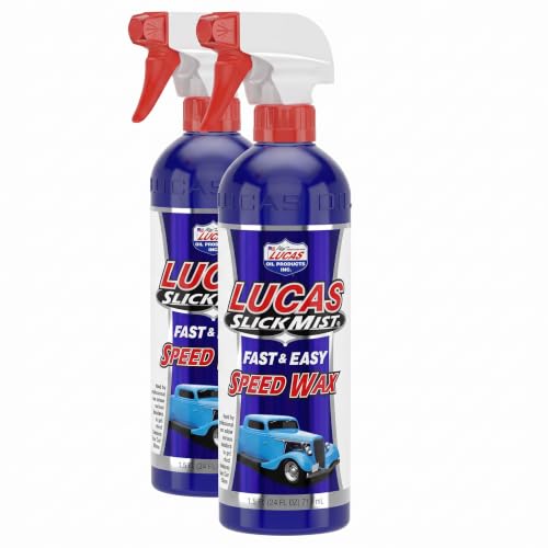 Lucas Oil Slick Mist Speed Wax | 24 Ounce | Pack of 2