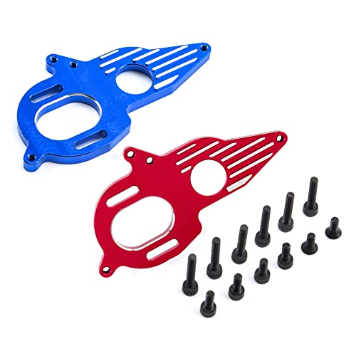 Aluminum Rc Motor Mount Upgrades Parts For Arrma Big Rock 4X4 3S Granite 4X4 3S Senton 4X4 3S Typhon 4X4 3S Outcast 4X4 4S / Kraton 4X4 4S 1/10 Rc Car Monster Truck Buggy Replacement # Ar310874（Red） #TOP6