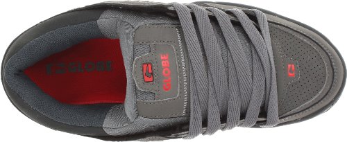 Image of Globe Mens Fusion Skate Shoes, Charcoal /Night Red, 14 M US