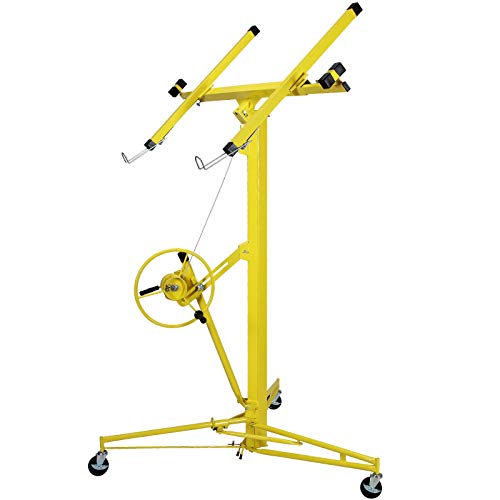 TG888 Adjustable Lift Dry Drywall Panel 16 to 19 Ft Hoist Jack Rolling