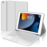 【TRACKPAD MULTI-TOUCHE】Le clavier de l'iPad 9 dispose d'un trackpad réactif et fiable avec différents gestes de trackpad pour une expérience confortable tout en appuyant, en faisant défiler et en naviguant sur le Web en toute simplicité. Transformez votre iPad en un véritable ordinateur portable pour la saisie, la visualisation, le travail et la portabilité sans souris.