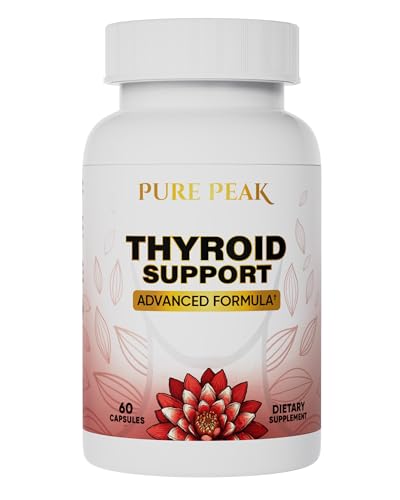 Pure Peak Thyroid Support Supplement- Metabolic Function, Energy & Focus,