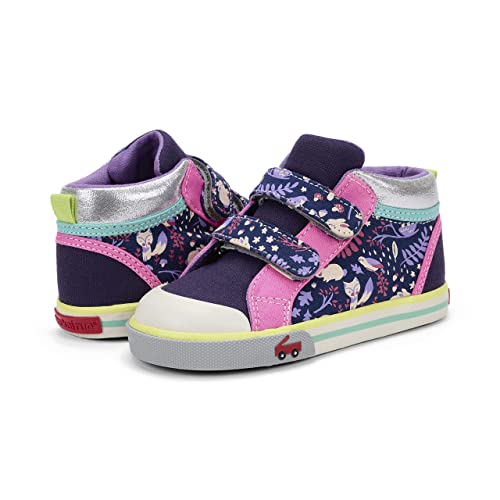 See Kai Run - Kya High-Top Sneaker For Little Kids, Purple/Woodland, Toddler 10 #TOP18