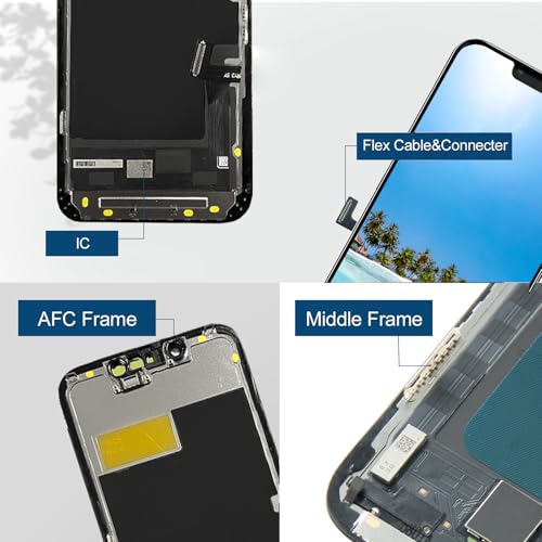 Écran pour iPhone 13 Mini LCD 5.4" DTD kit de réparation tactile complet - 3
