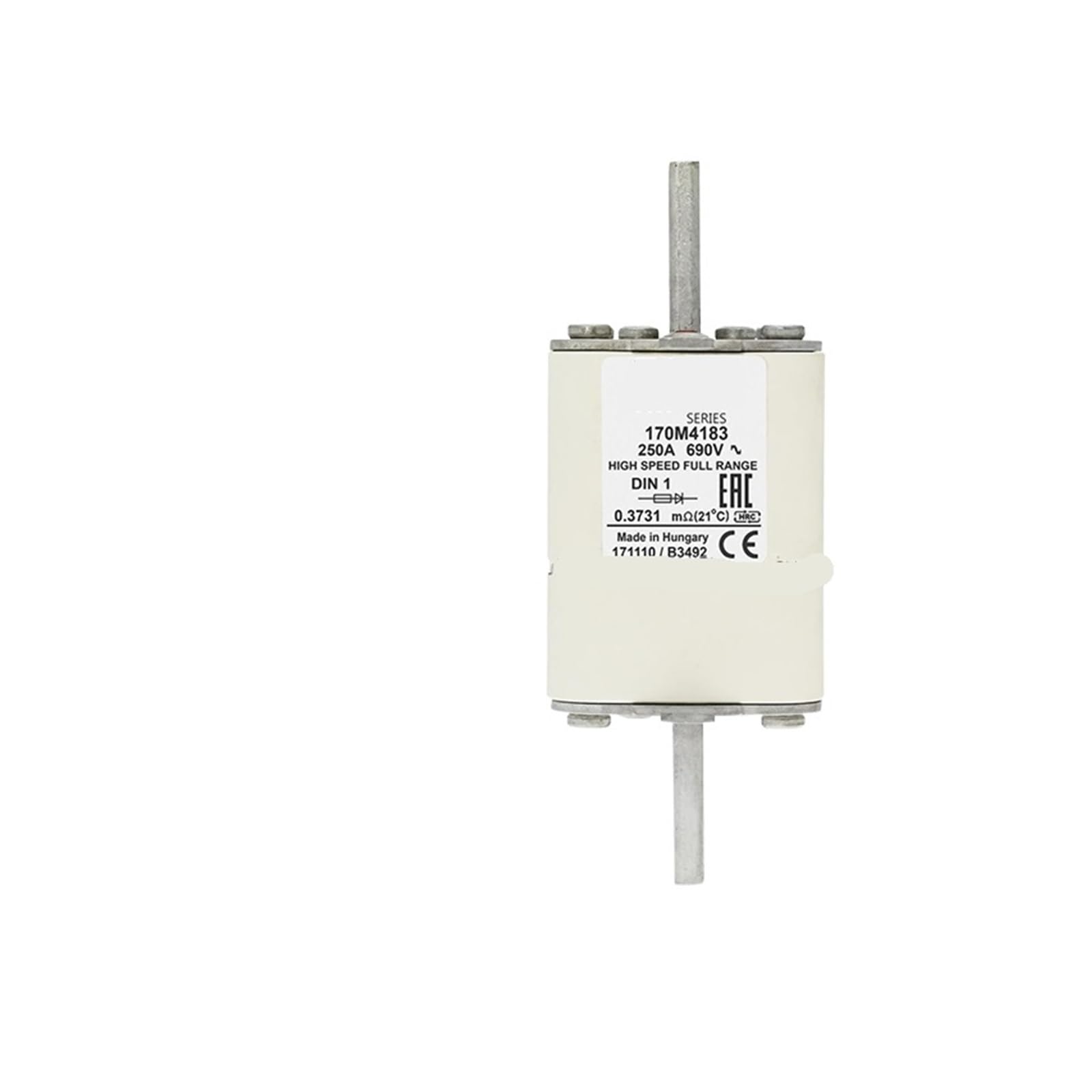 Fusible rapide 170M4184 haute capacité de coupure pour circuits de puissance - 6