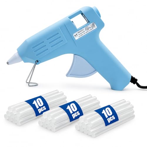 Hot Glue Gun Kit with 30 Glue Sticks, 20W Fast