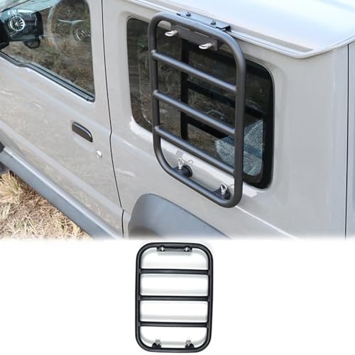 JLZHUYO for Suzuki Jimny JB64 Aluminium Alloy Rear Window Ladder Jimny Sierra JB74 Luggage Ladder Rack Car Body Functional Decoration Accessories 2018-Current