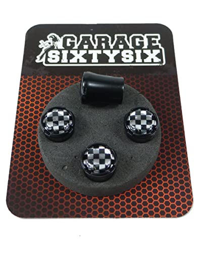 Tappi per valvole Checkered Flag modello