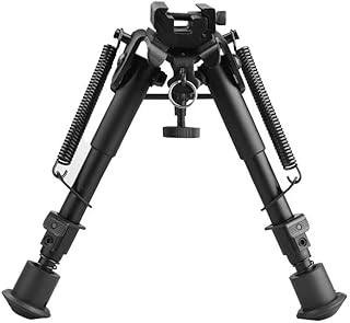 6-9 Inch Bipod, Brace with Picatinny Rail Bipod Quick Release Adapter for Hunting and Shooting Accessories, 7.5x3.2x2.5, black - DINGYXIN