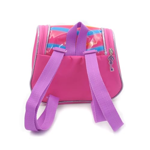 Mochila Escolar Infantil Rodinhas Lancheira Estojo Alças Feminino Menina (Estilosa)
