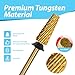 MagiBling Cross Cut Nail Drill Bits, 3/32'' Professional Middle Size Tungsten Carbide Tapered Barrel Bit, Left and Right Hand Use, Manicure Pedicure Cuticle Soft Hard Gel Polish Fast, Extra Coarse.