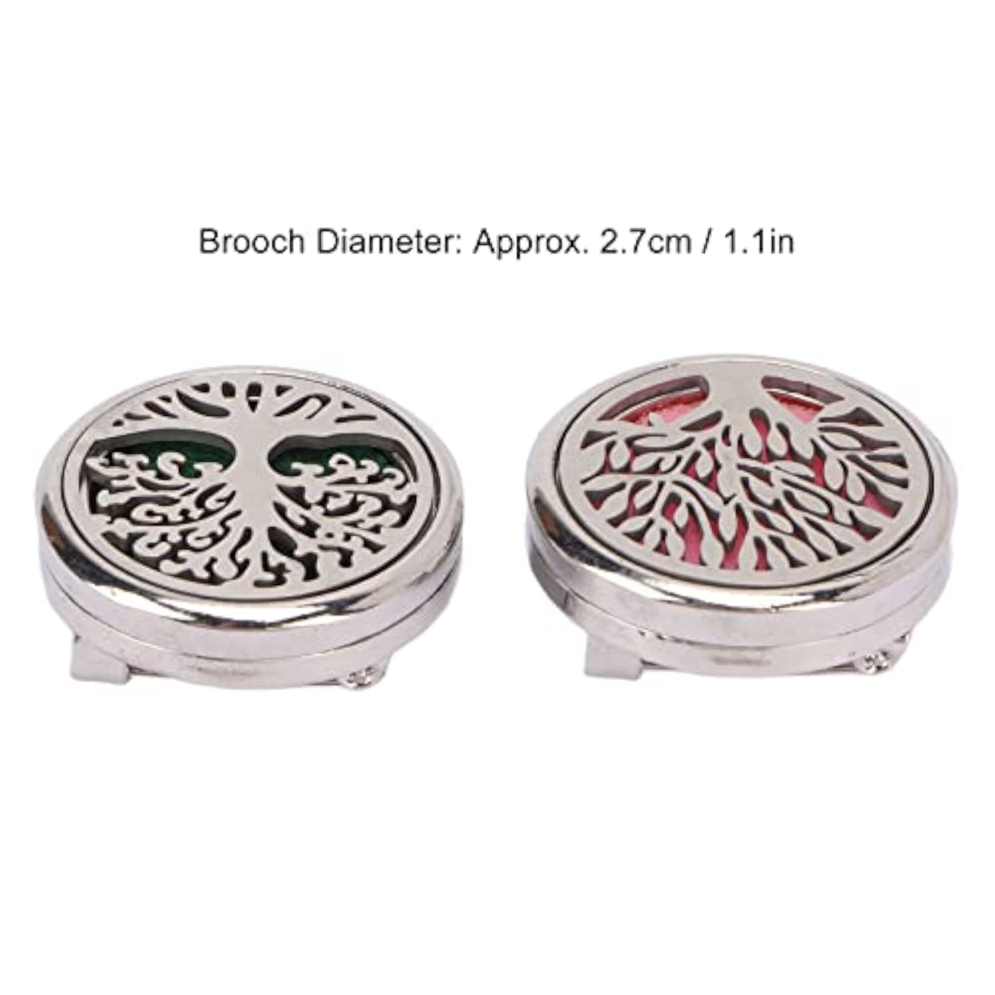Tree Shape Magnetic Perfume Diffuser Brooch