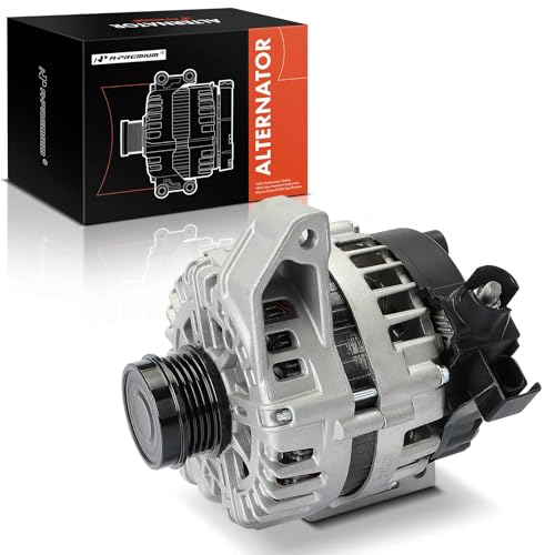 A-Premium Alternator Compatible with Ford Focus 2012-2018 2.0L, 12V 150A 4-Groove Decoupler Pulley Clockwise, ReplaceFG15S065, BV6T-10300-EA