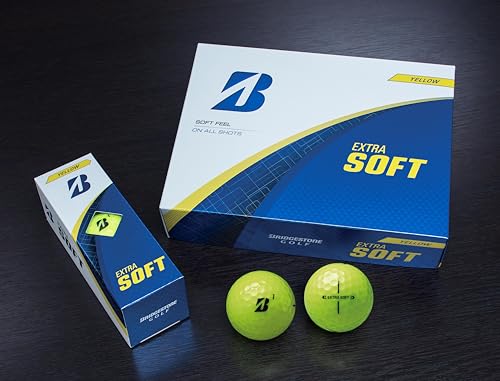 BRIDGESTONE(ブリヂストン)ゴルフボール EXTRA SOFT 2025年モデル 12球入 イエロー X5YXJ 6枚目