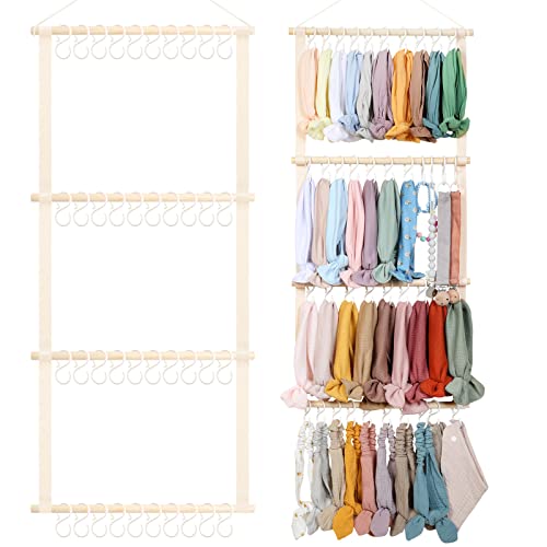 Image of POVETIRE Headband Holder Head Bands Organizer for Girls, Baby Headbands Hair Accessories Organizer Storage Wall Hanging Decor for Nursery Toddler Girls Room…