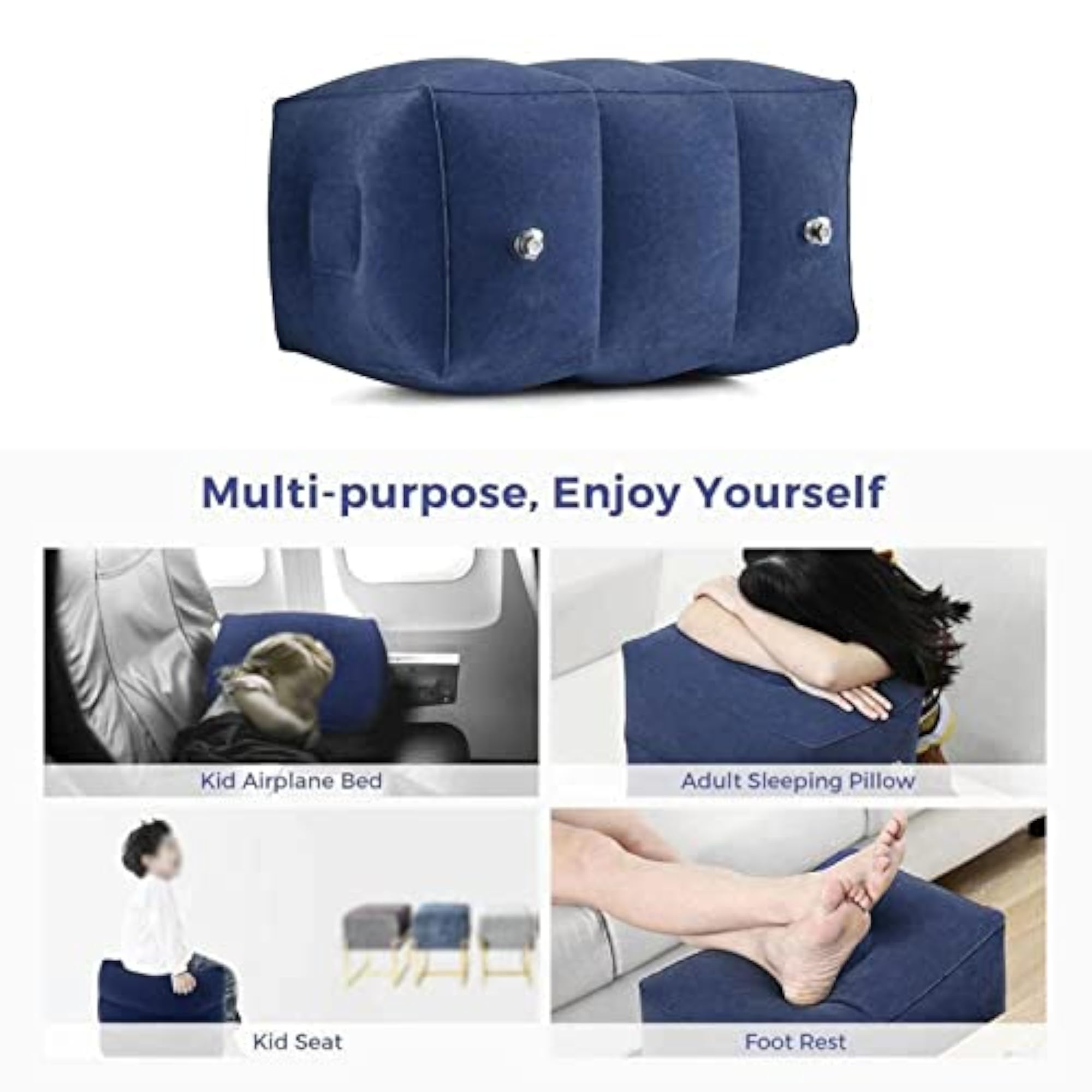 BNF® Inflatable Footrest Pillow, Portable for Kids