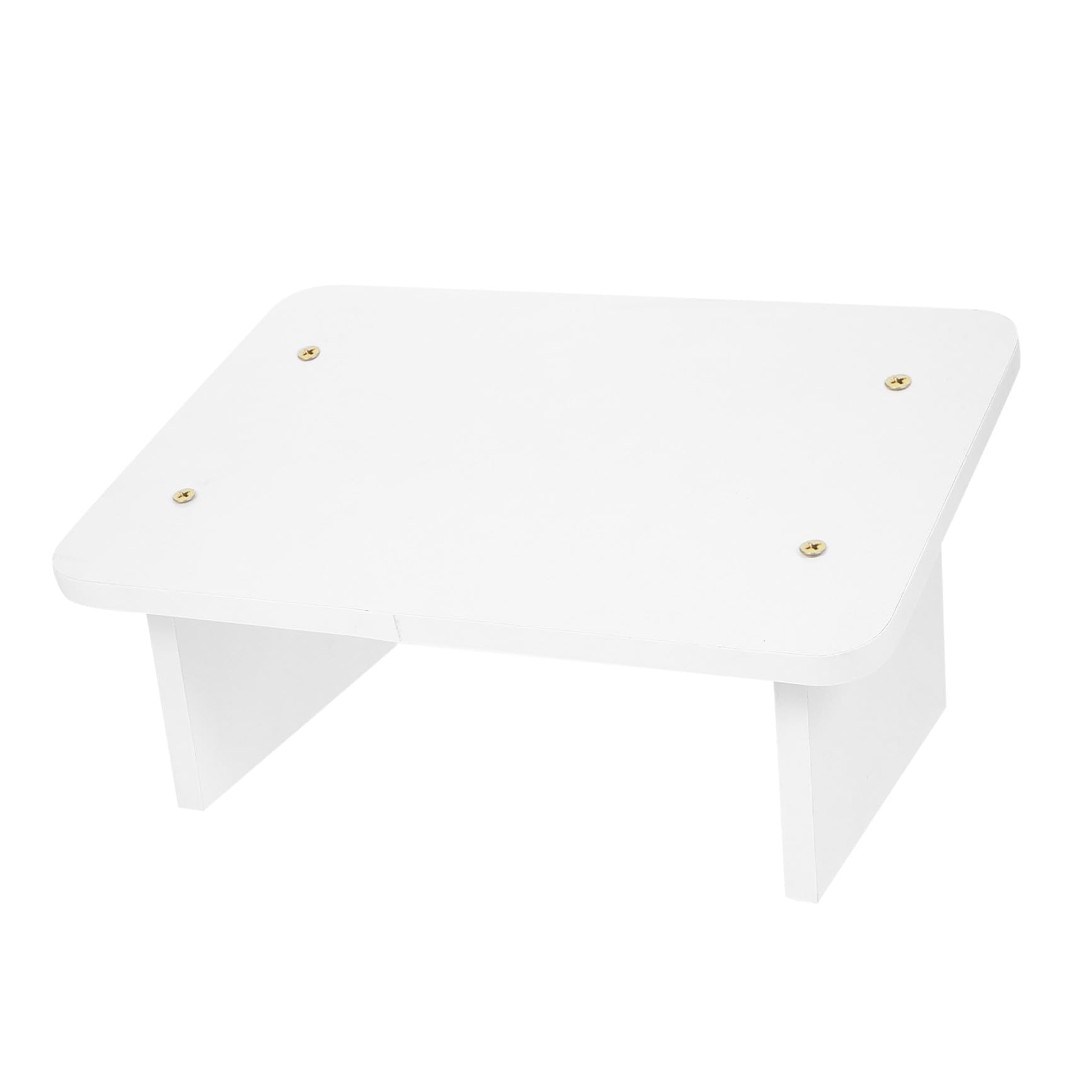 TOPBATHY Poggiapiedi Ergonomico in Legno Finitura Naturale, Supporto per Postura Seduta Eretta da Affaticamento, per Tavolo in Casa