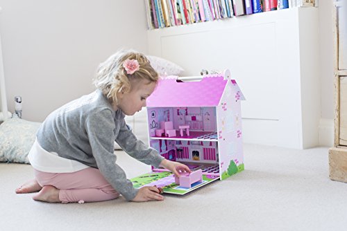 Plum Hove Puppenhaus mit Zubehör, Holzmaterial – Bild 3
