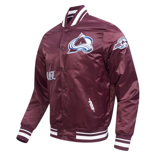 Image of Pro Standard Mens NHL Old English Satin Jacket