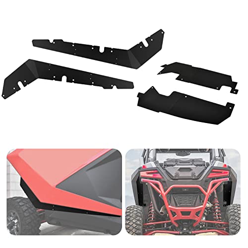 Image of Mudguard Lower Door Valance for Polaris RZR PRO XP 20-24, Rear Wheel Well Block Offs Rear Splash Guard Fender for Polaris RZR PRO XP 2020-2024 Accessories (4PCS)