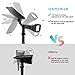 URPOWER Solar Lights 2-in-1 Solar Powered 4 LED Adjustable Spotlight Wall Light Landscape Light Bright & Dark Sensing Auto On/Off Security Night Lights for Patio Yard Stairs Pool (Changing Color) (2)