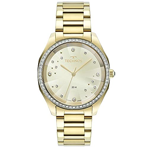 Relógio Technos Feminino Crystal Dourado - 2036MMG/1X