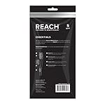 Reach Essentials Toothbrush with Toothbrush Caps, Multi-Zoned Angled Soft Bristles, Contoured Handle, Tongue Scraper, 6 Count - Image 2