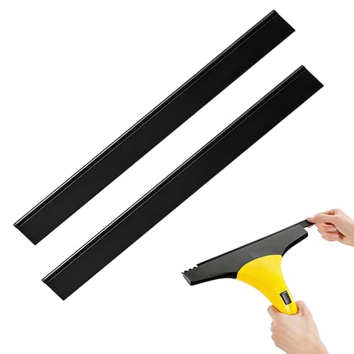 Ruvan 2 Piezaslabios De Goma De Repuesto Para Kärcher, 280mm Repuestos De Limpiacristales De Goma Compatibles Con WV1 WV2 WV5 WV50 WV55 WV60 WV75, Repuestos Limpiacristales Compatibles