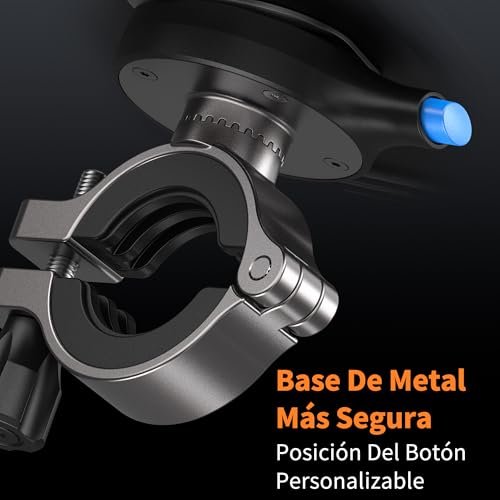 Cozycase Soporte Movil Bicicleta Moto para iPhone 17 Pro MAX Impermeable Antivibracion Suporte Telefono Manillar MTB Btt Scooter Patinete Bici Electrica Carretera Motocicleta Metal Bike Phone Holder - imagen 9