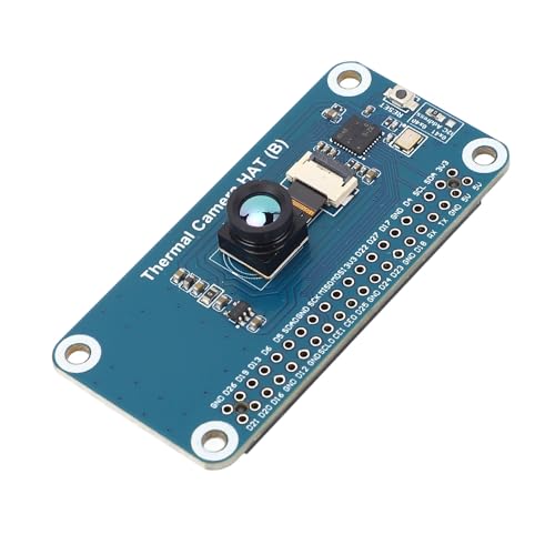 Dpofirs Thermal Camera HAT for 5 4B 3B Pico, 80x62 Pixels, 45° FOV, 40-Pin GPIO, Shutterless Thermal Imaging Module miniatura 3