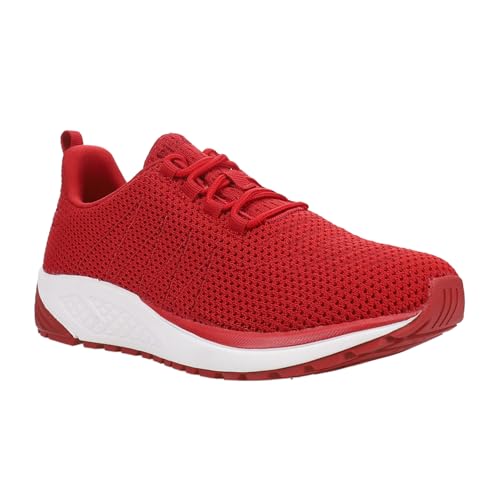 Image of Propet Mens Tour Knit Lace Up Sneakers Shoes Casual - Black