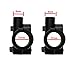 Paire universel 8mm Support Fixation Montage pour guidon 22mm Rétroviseur Miroir Motos Scooter Noir