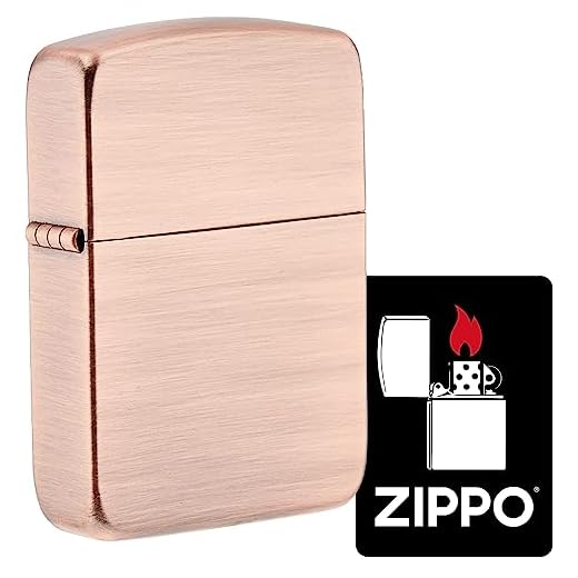 ジッポー(Zippo) ライター 防風 真鍮製 両面加工 1941 レプリカ 特製ステッカー付き カッパー 1941-3
