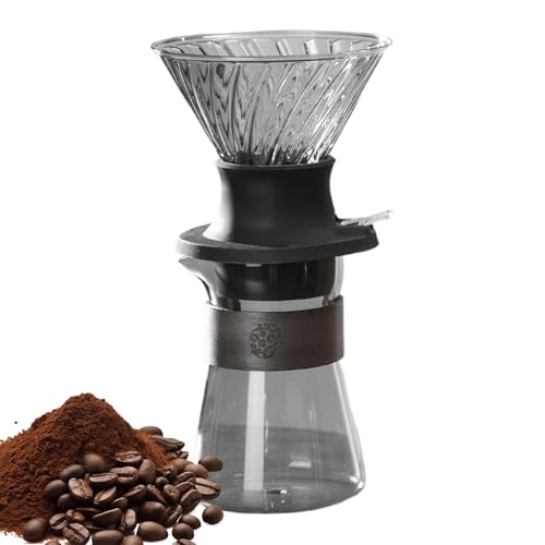 Filtre à main pour café, cafetière pour-over avec gobelet d' – Avec filtration rapide, appareil amovible et dégradé de couleur | Pour la maison, père, mère, petite amie, ami
