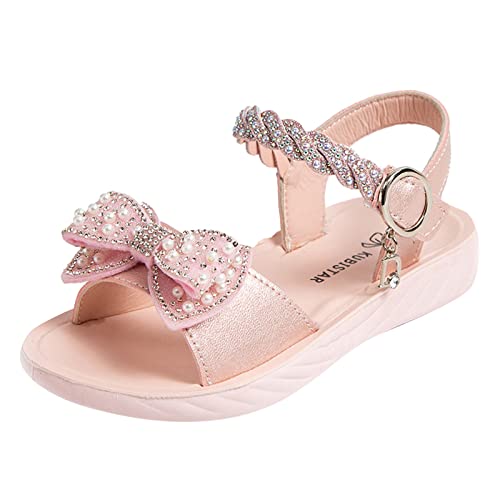 Children Shoes Summer With Diamond Sandals Fashion Little Girls Soft Soles Children Leather Sandals for Girls