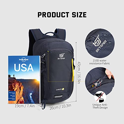 Miniatura 6 de Skysper 20l Mochila Pequeña De Senderismo, Trekking Para Hombres Mujeres Mochilas De Marcha Ultraligera Macuto De Viaje Casual Para Montaña Acampada Camping Actividad Al Aire Libre