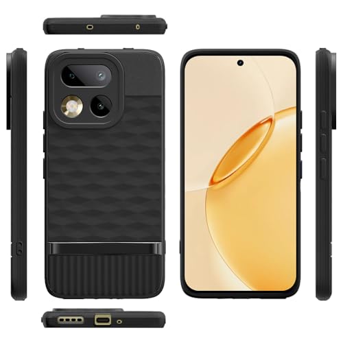 Image of Shockproof Case Compatible with Realme 16 Pro Plus 5G | Full Camera Protection | TPU Flexible Back Cover for Realme 16 Pro Plus 5G (Matte Black)