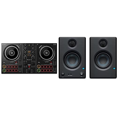 Pioneer DJ DDJ-200 Smart DJ Controller & PreSonus Eris E3.5, 3.5