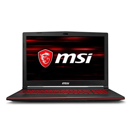 MSI GL63 8RD-067 Full HD Performance Gaming Laptop i7-8750H (6 cores) GTX 1050Ti 4G, 16GB 128GB + 1TB, 15.6"