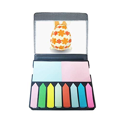 Bloc-notes Pâques lapin œuf marque-page coloré en boîte pour papeterie festive