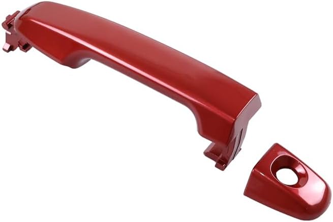 Red Painted 1 Lot 4 Door Oute Handle Exterior Handle Compatible with Toyota Camry 2012-2017