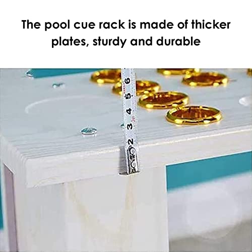 Support de queue de billard pour éviter les chutes et ranger 32 queues - 6
